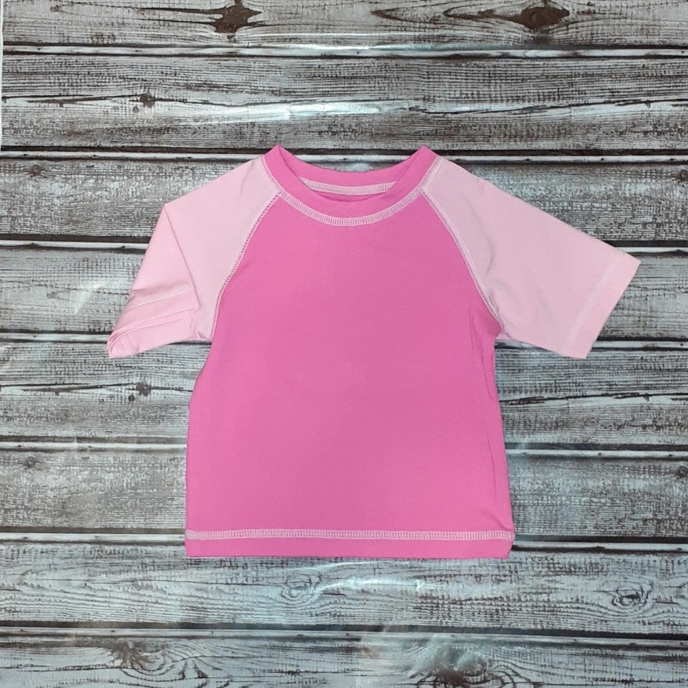 Infant girls pink dri-fit sport shirt